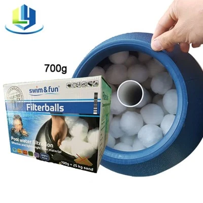 Dobavljač Fiber Ball Filtarski medij za bazen 700g Pakiranje kutije u boji